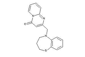 2-(3,4-dihydro-2H-1,5-benzothiazepin-5-ylmethyl)pyrido[1,2-a]pyrimidin-4-one