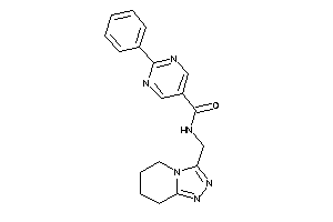 2-phenyl-N-(5,6,7,8-tetrahydro-[1,2,4]triazolo[4,3-a]pyridin-3-ylmethyl)pyrimidine-5-carboxamide