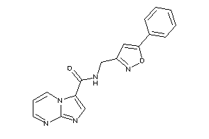 N-[(5-phenylisoxazol-3-yl)methyl]imidazo[1,2-a]pyrimidine-3-carboxamide