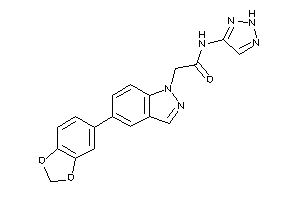 2-[5-(1,3-benzodioxol-5-yl)indazol-1-yl]-N-(2H-triazol-4-yl)acetamide