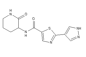 N-(2-keto-3-piperidyl)-2-(1H-pyrazol-4-yl)thiazole-5-carboxamide