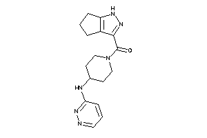 [4-(pyridazin-3-ylamino)piperidino]-(1,4,5,6-tetrahydrocyclopenta[c]pyrazol-3-yl)methanone