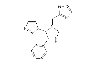 Image of 2-[[4-phenyl-5-(3H-pyrazol-3-yl)imidazolidin-1-yl]methyl]-1H-imidazole