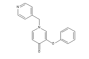 3-phenoxy-1-(4-pyridylmethyl)-4-pyridone