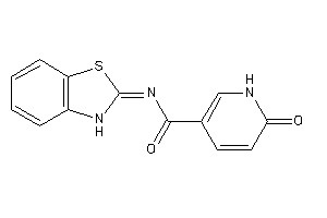N-(3H-1,3-benzothiazol-2-ylidene)-6-keto-1H-pyridine-3-carboxamide