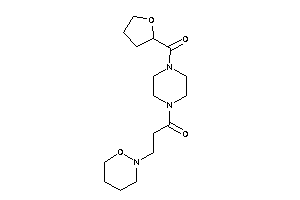 3-(oxazinan-2-yl)-1-[4-(tetrahydrofuran-2-carbonyl)piperazino]propan-1-one