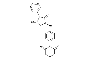 1-[4-[(2,5-diketo-1-phenyl-pyrrolidin-3-yl)amino]phenyl]piperidine-2,6-quinone