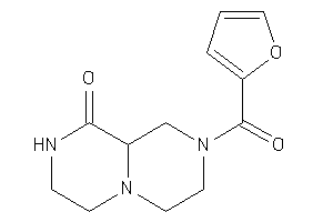 2-(2-furoyl)-3,4,6,7,8,9a-hexahydro-1H-pyrazino[1,2-a]pyrazin-9-one