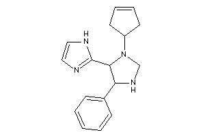 2-(3-cyclopent-3-en-1-yl-5-phenyl-imidazolidin-4-yl)-1H-imidazole