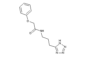 2-phenoxy-N-[3-(1H-tetrazol-5-yl)propyl]acetamide