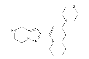 [2-(2-morpholinoethyl)piperidino]-(4,5,6,7-tetrahydropyrazolo[1,5-a]pyrazin-2-yl)methanone