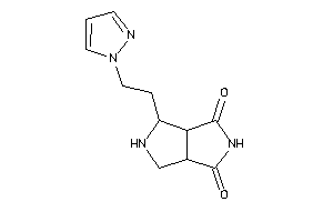 4-(2-pyrazol-1-ylethyl)-4,5,6,6a-tetrahydro-3aH-pyrrolo[3,4-c]pyrrole-1,3-quinone
