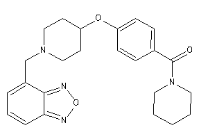 [4-[[1-(benzofurazan-4-ylmethyl)-4-piperidyl]oxy]phenyl]-piperidino-methanone