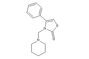 4-phenyl-3-(piperidinomethyl)-4-thiazolin-2-one