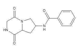 Image of N-(1,4-diketo-2,3,6,7,8,8a-hexahydropyrrolo[1,2-a]pyrazin-7-yl)benzamide