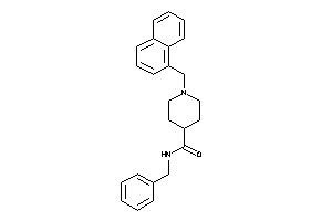 N-benzyl-1-(1-naphthylmethyl)isonipecotamide