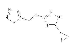 5-cyclopropyl-3-[2-(3H-pyrazol-4-yl)ethyl]-1H-1,2,4-triazole