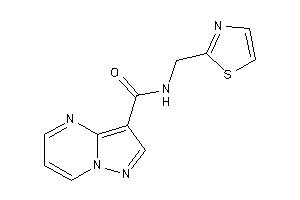 Image of N-(thiazol-2-ylmethyl)pyrazolo[1,5-a]pyrimidine-3-carboxamide