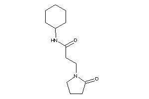 N-cyclohexyl-3-(2-ketopyrrolidino)propionamide