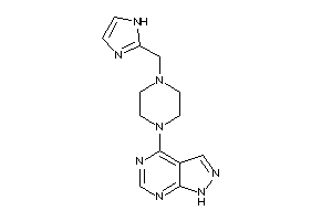 4-[4-(1H-imidazol-2-ylmethyl)piperazino]-1H-pyrazolo[3,4-d]pyrimidine