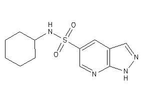 N-cyclohexyl-1H-pyrazolo[3,4-b]pyridine-5-sulfonamide