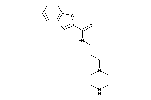 N-(3-piperazinopropyl)benzothiophene-2-carboxamide