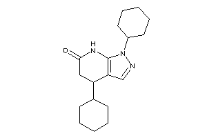 1,4-dicyclohexyl-5,7-dihydro-4H-pyrazolo[3,4-b]pyridin-6-one