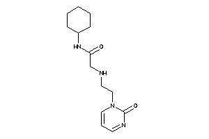 N-cyclohexyl-2-[2-(2-ketopyrimidin-1-yl)ethylamino]acetamide