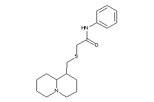 N-phenyl-2-(quinolizidin-1-ylmethylthio)acetamide