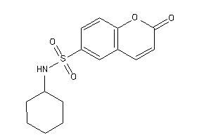 N-cyclohexyl-2-keto-chromene-6-sulfonamide