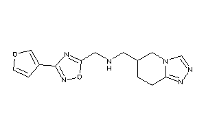 [3-(3-furyl)-1,2,4-oxadiazol-5-yl]methyl-(5,6,7,8-tetrahydro-[1,2,4]triazolo[4,3-a]pyridin-6-ylmethyl)amine