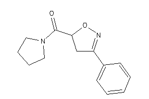 (3-phenyl-2-isoxazolin-5-yl)-pyrrolidino-methanone