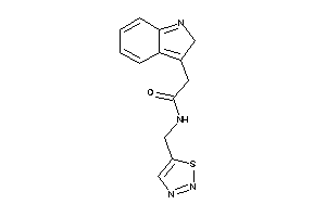 2-(2H-indol-3-yl)-N-(thiadiazol-5-ylmethyl)acetamide