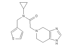 N-cyclopropyl-2-(1,4,6,7-tetrahydroimidazo[4,5-c]pyridin-5-yl)-N-(3-thenyl)acetamide