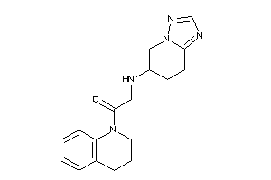 1-(3,4-dihydro-2H-quinolin-1-yl)-2-(5,6,7,8-tetrahydro-[1,2,4]triazolo[1,5-a]pyridin-6-ylamino)ethanone