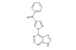 Phenyl-[1-(9H-purin-6-yl)pyrazol-4-yl]methanone