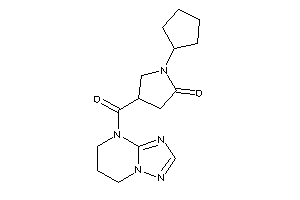 1-cyclopentyl-4-(6,7-dihydro-5H-[1,2,4]triazolo[1,5-a]pyrimidine-4-carbonyl)-2-pyrrolidone