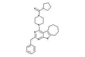 Image of [4-(benzylBLAHyl)piperazino]-cyclopentyl-methanone