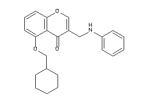 3-(anilinomethyl)-5-(cyclohexylmethoxy)chromone