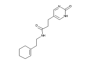 N-(2-cyclohexen-1-ylethyl)-3-(2-keto-1H-pyrimidin-5-yl)propionamide