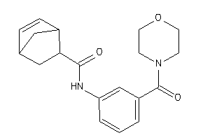 N-[3-(morpholine-4-carbonyl)phenyl]bicyclo[2.2.1]hept-2-ene-5-carboxamide