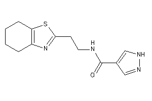 N-[2-(4,5,6,7-tetrahydro-1,3-benzothiazol-2-yl)ethyl]-1H-pyrazole-4-carboxamide