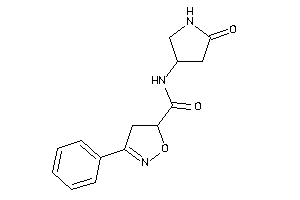 N-(5-ketopyrrolidin-3-yl)-3-phenyl-2-isoxazoline-5-carboxamide