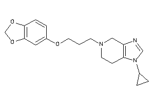 5-[3-(1,3-benzodioxol-5-yloxy)propyl]-1-cyclopropyl-6,7-dihydro-4H-imidazo[4,5-c]pyridine