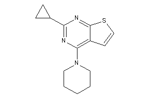 2-cyclopropyl-4-piperidino-thieno[2,3-d]pyrimidine