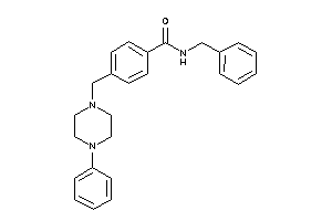 N-benzyl-4-[(4-phenylpiperazino)methyl]benzamide