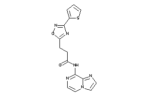 N-imidazo[1,2-a]pyrazin-8-yl-3-[3-(2-thienyl)-1,2,4-oxadiazol-5-yl]propionamide