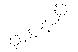 2-(2-benzylthiazol-4-yl)-N-thiazolidin-2-ylidene-acetamide