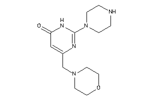 4-(morpholinomethyl)-2-piperazino-1H-pyrimidin-6-one