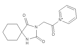 3-(2-keto-2-pyridin-1-ium-1-yl-ethyl)-1,3-diazaspiro[4.5]decane-2,4-quinone